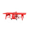 RS Monochrome Folding Ping Pong Table  option Traffic Red