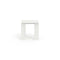 Seu 45 Outdoor Bench  option Traffic White
