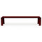 Seu Outdoor Bench  option Bordeaux
