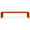 Seu Outdoor Bench  option Pure Orange
