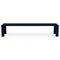 Seu Outdoor Bench  option Steel Blue