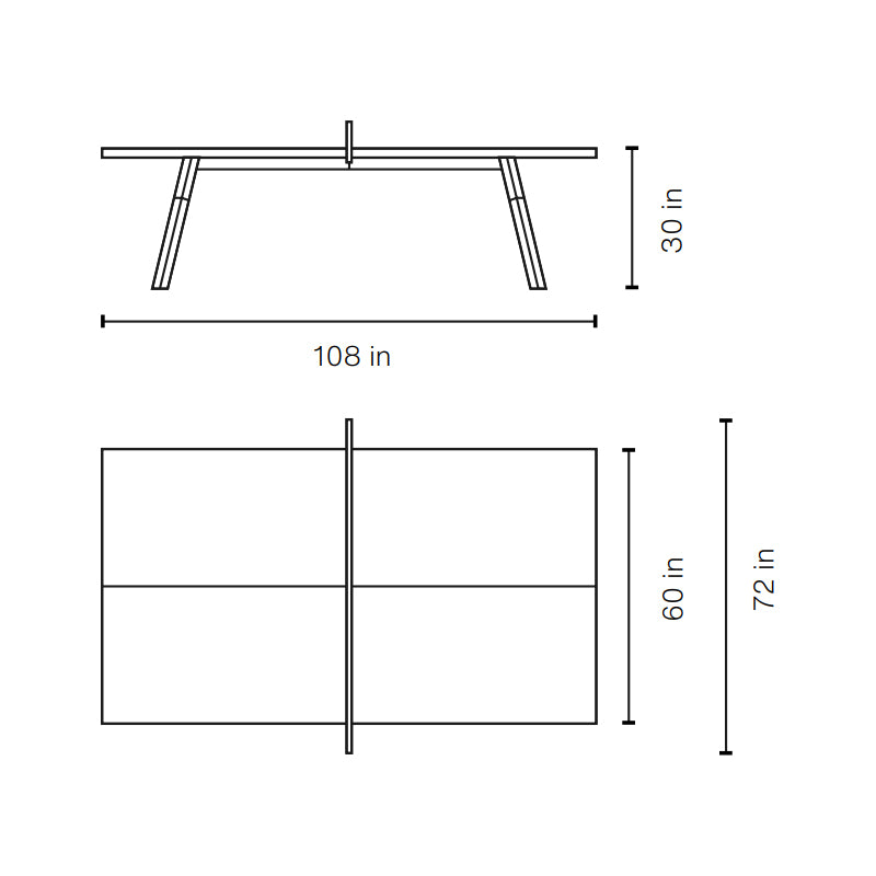 You and Me Indoor Ping Pong Table