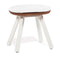 You and Me Stool  option Outdoor Cushion White