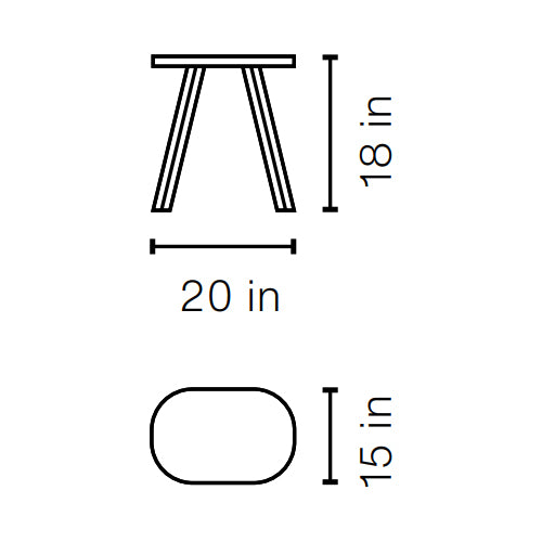 You and Me Indoor/Outdoor Stool