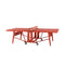 RS Monochrome Folding Ping Pong Table  option Terracotta