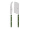 Bistrot 2-Piece Cheese Knife Set  option Green