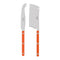 Bistrot 2-Piece Cheese Knife Set  option Orange