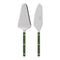 Bistrot 2-Piece Tart Servers Set  option Green