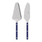 Bistrot 2-Piece Tart Servers Set  option Navy Blue
