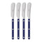 Bistrot Butter Spreaders (Set of 4)  option Navy Blue