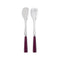 Icone 2-Piece Salad Cutlery Set  option Aubergine