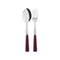 Icone 2-Piece Serving Set  option Aubergine