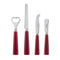 Icone 4-Piece Aperitif Set  option Red