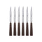 Icone Steak Knife (Set of 6)  option Brown