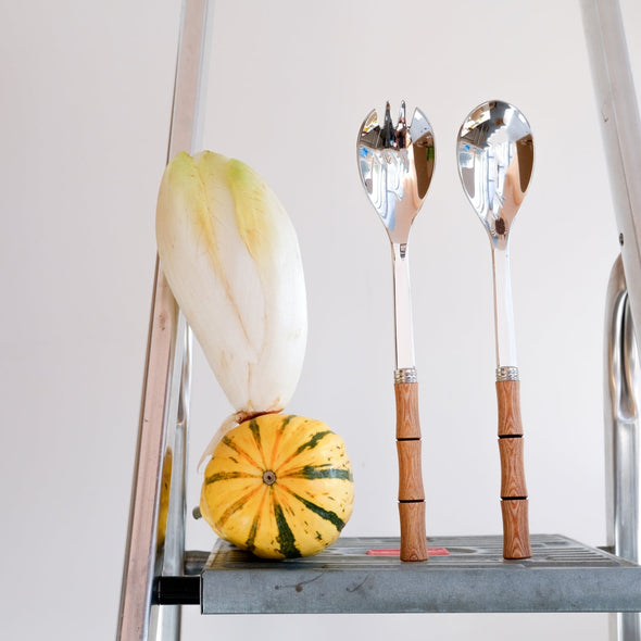 Bamboo 2-Piece Salad Cutlery Set