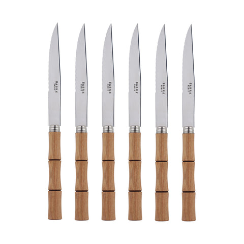 Bamboo Steak Knife (Set of 6)