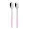 Bistrot 2-Piece Salad Cutlery Set  option Pink