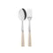 Icone 2-Piece Serving Set  option Pearl