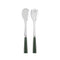 Icone 2-Piece Salad Cutlery Set  option Dark Green