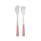 Icone 2-Piece Salad Cutlery Set  option Soft Pink