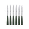 Icone Steak Knife (Set of 6)  option Dark Green