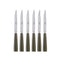 Icone Steak Knife (Set of 6)  option Olive
