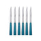 Icone Steak Knife (Set of 6)  option Turquoise