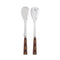 Nature 2-Piece Salad Cutlery Set  option Light Press Wood