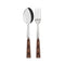 Nature 2-Piece Serving Set  option Light Press Wood