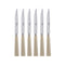 Nature Steak Knife (Set of 6)  option Faux Horn