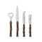 Panda 4-Piece Aperitif Set  option Dark Bamboo
