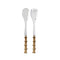 Panda 2-Piece Salad Cutlery Set  option Bamboo