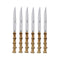 Panda Steak Knife (Set of 6)  option Bamboo