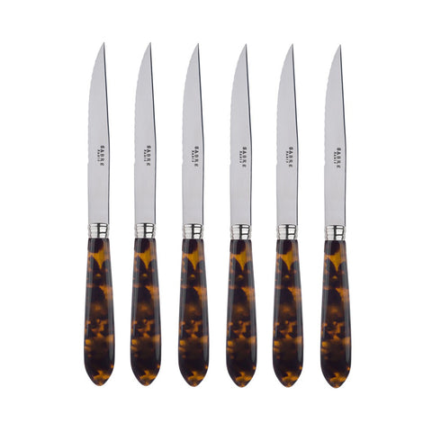 Tortoise Steak Knife (Set of 6)