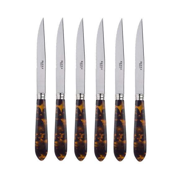 Tortoise Steak Knife (Set of 6)