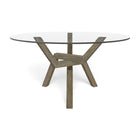 Cleo Round Dining Table Glass Top