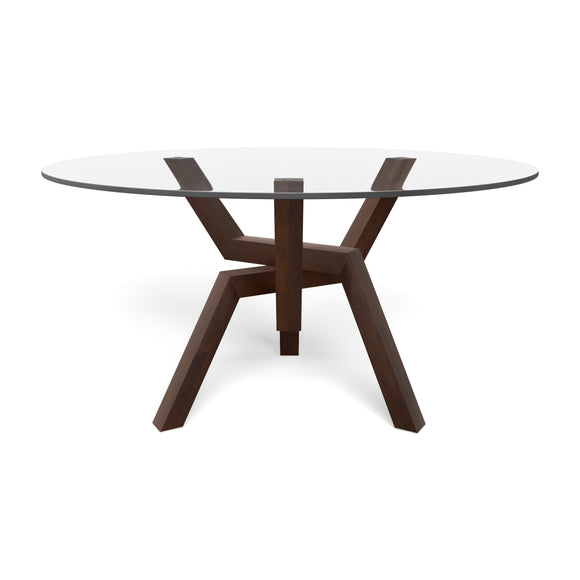 Cleo Round Dining Table Glass Top