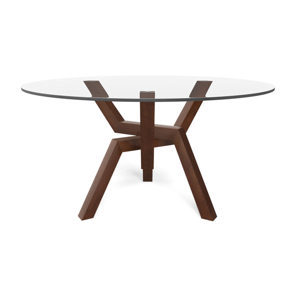 Cleo Round Dining Table Glass Top