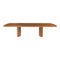 Athena Extendable Dining Table  option Flax