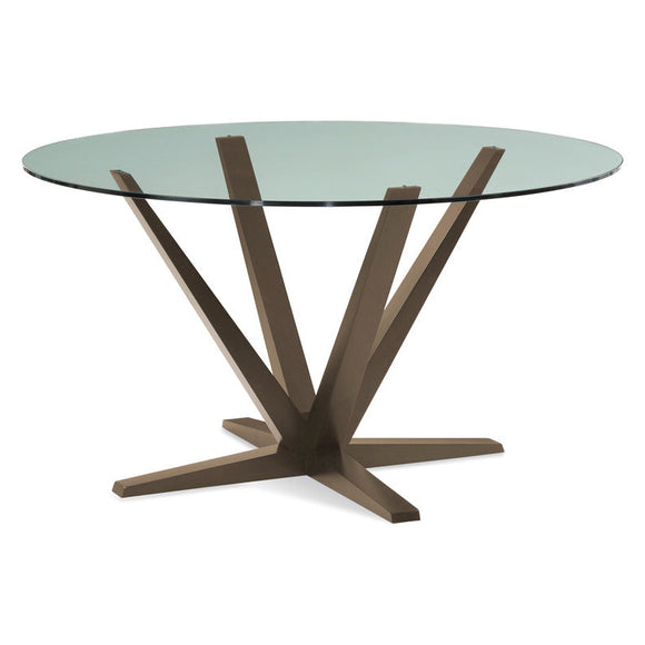 Aura Round Dining Table - Glass Top