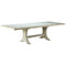 Cheshire Trestle Extendable Dining Table  option Heritage White