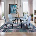 Ella Round Dining Table - Glass Top