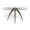 Ella Round Dining Table - Glass Top  option Nantucket