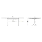 Paxton Sculpted Edge Dining Table