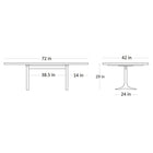 Paxton Sculpted Edge Dining Table