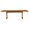 Paxton Sculpted Edge Dining Table  option Redwood
