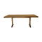 Paxton Sculpted Edge Dining Table  option Walnut