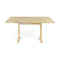 Paxton Straight Edge Dining Table  option Natural