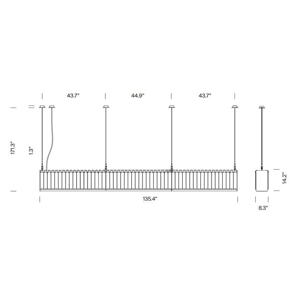 Linea Estadio Pendant Light