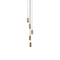 Cirio Cascada Circular Pendant Light  option 5 Lights